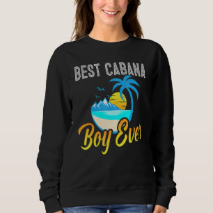 Bästa Cabana-Pojken Någonsin Solnedgång Palmträd T Shirt