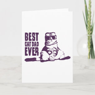 BÄSTA CAD-PAPPA, EVER CATS-KVOT Cat Pappa Cat Love Kort