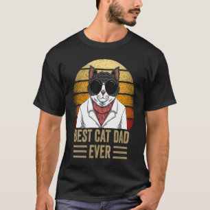 Bästa Cad Pappa Någonsin Tees Cool Fader Katt Papp T Shirt