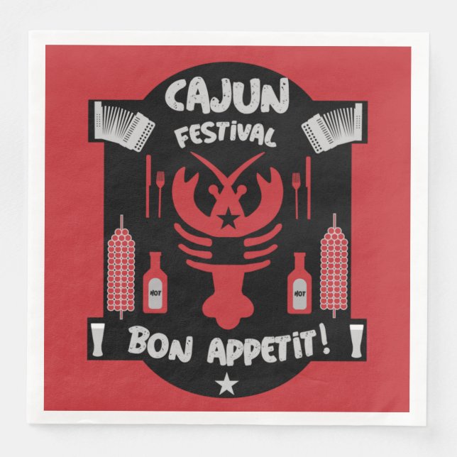 Bästa Cajun-kockar Servett (Framsida)