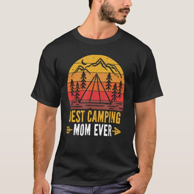 Bästa Camping Mamma någonsin Camper Mammor Mor T Shirt (Framsida)
