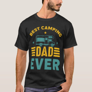 Bästa campingpappa någonsin Campingäventyr Present T Shirt