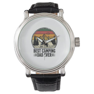 Bästa campingpappa någonsin Vintage design för uto Armbandsur