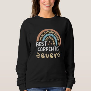 Bästa Carpenter någonsin Leopard Rainbow Mamma T Shirt