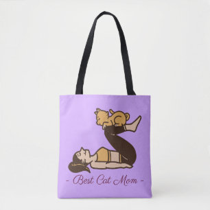BÄSTA CAT MAMMA YOGA TYGKASSE