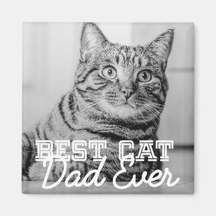 Bästa Cat Pappa någonsin Modern Anpassningsbar Pet Magnet