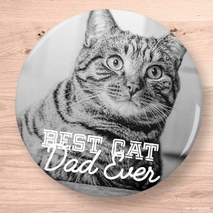 Bästa Cat Pappa någonsin Modern Anpassningsbar Pet Magnet