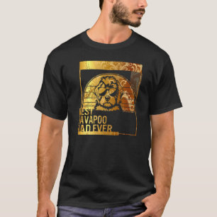 Bästa Cavapoo Pappa Alltid hund pappa för manar Hu T Shirt