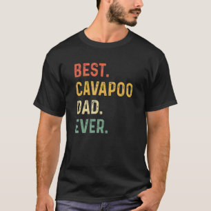 Bästa Cavapoo Pappa någonsin Hund aveln Fars dag C T Shirt