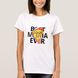 Bästa Cheeky Pug Mamma någonsin i världen T Shirt