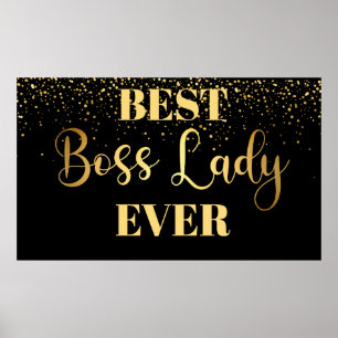 Bästa Chef Dam någonsin, Guld och djärv Poster