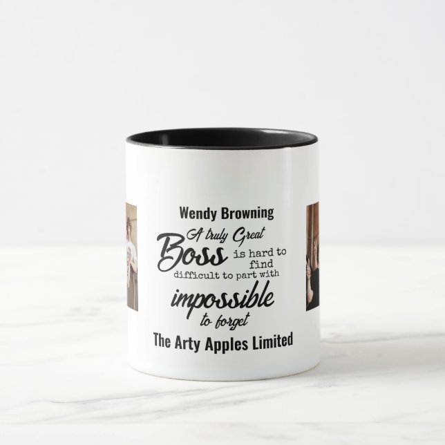 Bästa chef med lagfoto Mugg (Center)