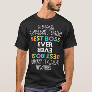 Bästa Chef någonsin Chef-dagen T Shirt
