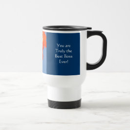 Bästa chef någonsin! Kaffe resemugg Kontorspresent