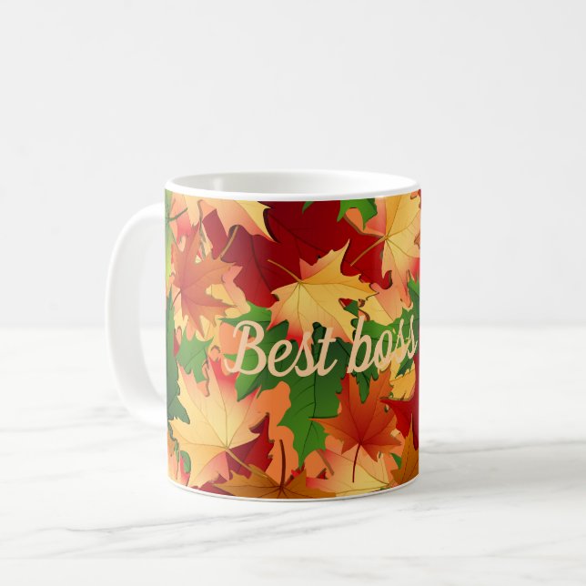 Bästa chef någonsin kaffemugg (Framsida vänster)
