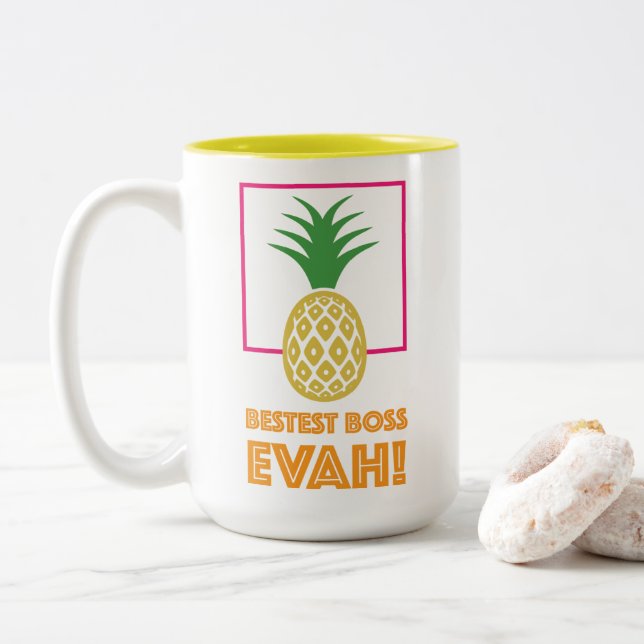 Bästa Chef någonsin Mugg (Med munk)