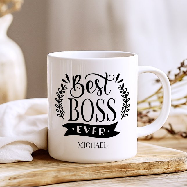 Bästa Chef någonsin-Personlig-andetag Kaffemugg (Skapare uppladdad)