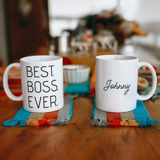 Bästa Chef någonsin, Personlig Office-uppskattning Kaffemugg (Skapare uppladdad)