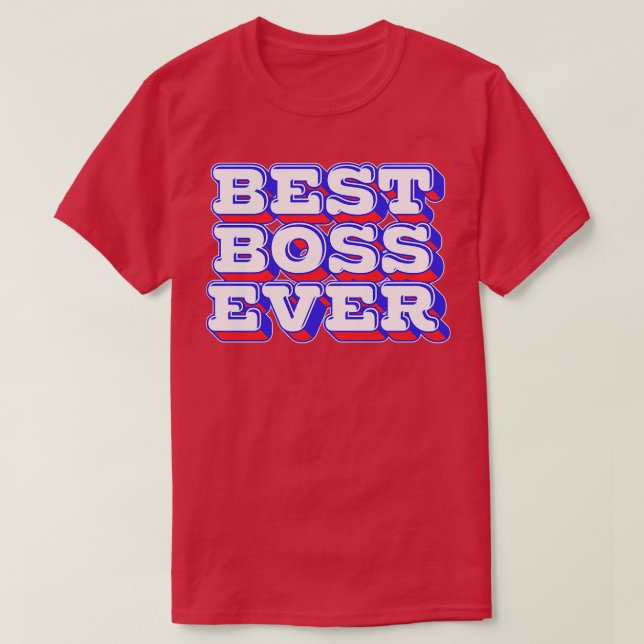 Bästa Chef någonsin T Shirt (Design framsida)