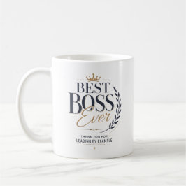 Bästa chef någonsin Tack så mycket Kaffemugg