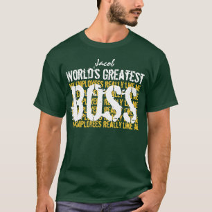 Bästa Chef någonsin Världsmästare Chef A005 T-shirt