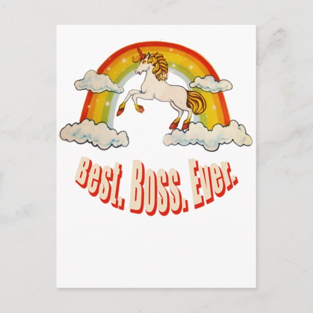 Bästa Chef någonsin Vykort (Framsida)