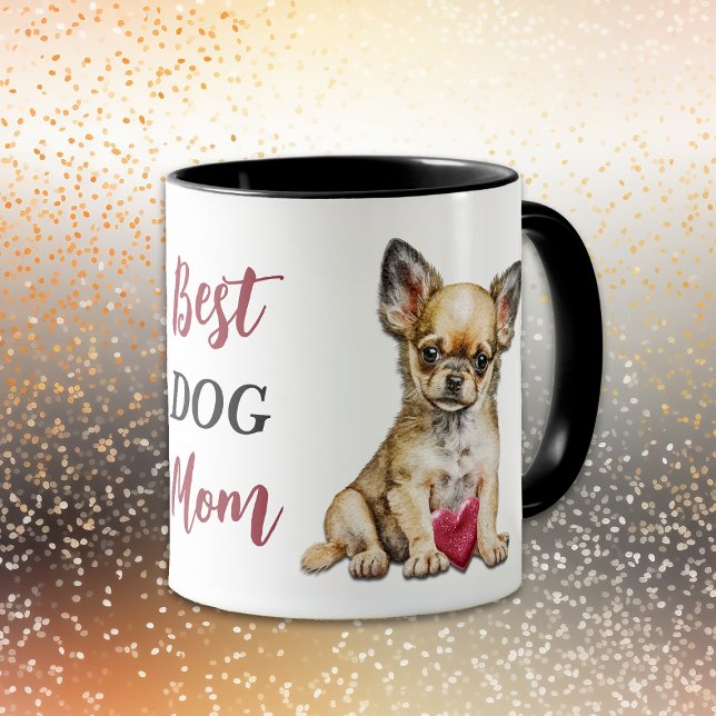 Bästa Chihuahua hundmamma Mugg (Skapare uppladdad)