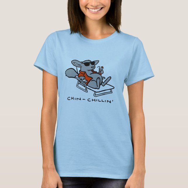 Bästa Chinchillachinchillindamer T-shirt (Framsida)