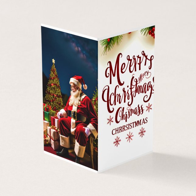 Bästa citattecken för Festive Hälsning och Blessin Kort (Utsida)