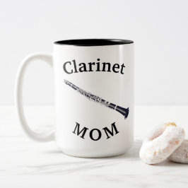 Bästa "Clarinet MAMMA" nånsin! Mors dag Två-Tonad Mugg