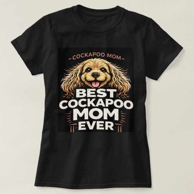 Bästa Cockapoo-Mamma Tröja Hundälskare Present (Design framsida)