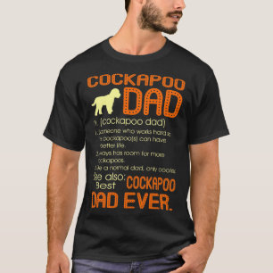 Bästa Cockapoo Pappa någonsin Far Fars dag Gift T Shirt