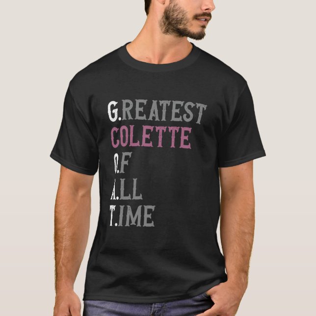 Bästa Colette genom tiderna  GOAT  Colette T Shirt (Framsida)