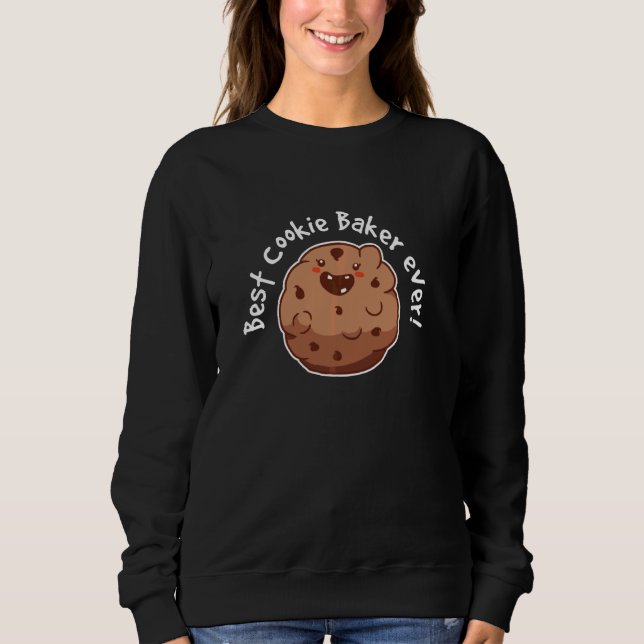 Bästa Cookie Baker någonsin Bake Baking Cookies T Shirt (Framsida)