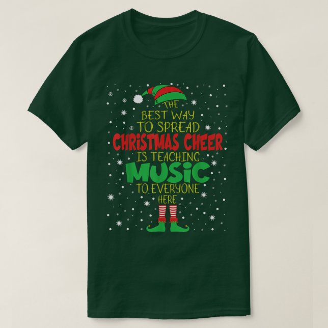 Bästa Coola för att sprida julklacksteken T Shirt (Design framsida)