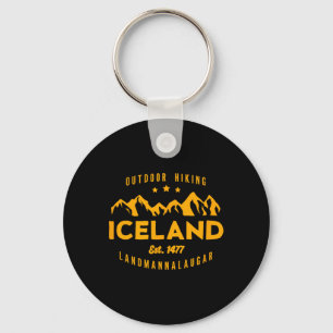Bästa Coola Island Island Vandring Landmannalaugar Nyckelring