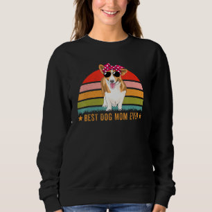 Bästa Corgi Mamma någonsin Hund Mamma Retro-Vintag T Shirt