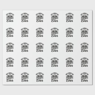 Bästa Cowboy Pappa Skalle Western Tröja Design_1 Presentpapper