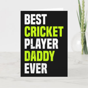 Bästa cricket-spelande pappa någonsin - Cricketand Kort