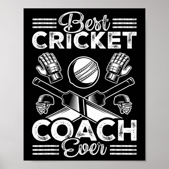 Bästa crickettränaren någonsin  poster (Framsidan)