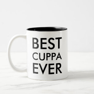 Bästa Cuppa någonsin Tea älskare Gift Två-Tonad Mugg