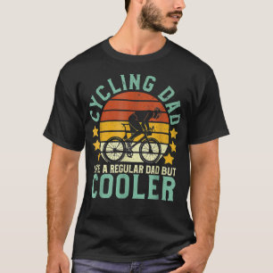 Bästa cykling Pappa Allberget Bike Rider Far T Shirt