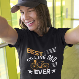 Bästa cykling Pappa någonsin Fars dag T Shirt