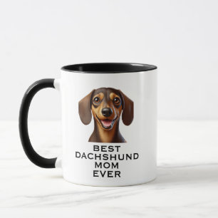 Bästa Dachshund-Mamma Någonsin Anpassad Foto Mugg