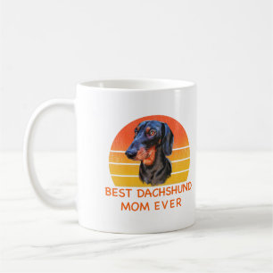 Bästa dachshund mamma någonsin T-Shirt Kaffemugg