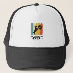 Bästa Dachshund Pappa Någonsin Vintage Baseball Hu Keps