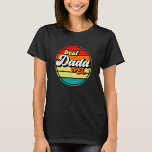 Bästa Dada någonsin Far Dag Grandpa Retro-Vintage T Shirt