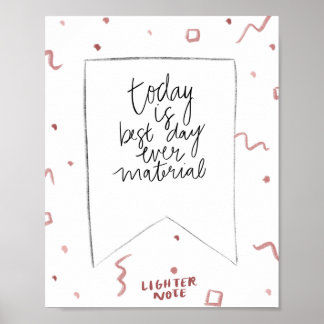 Bästa dag någonsin poster