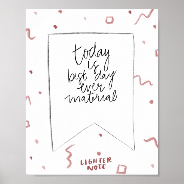 Bästa dag någonsin poster (Framsidan)