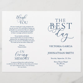 Bästa dagen, Bröllop-Ceremony-program